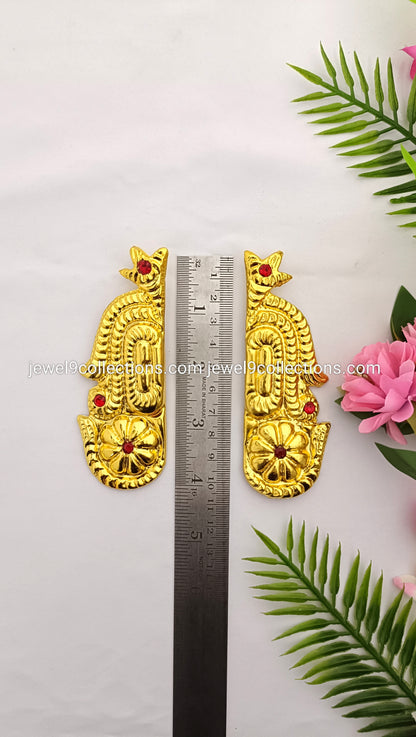 Amman Karna Pathakam - Earrings Gold Plated
