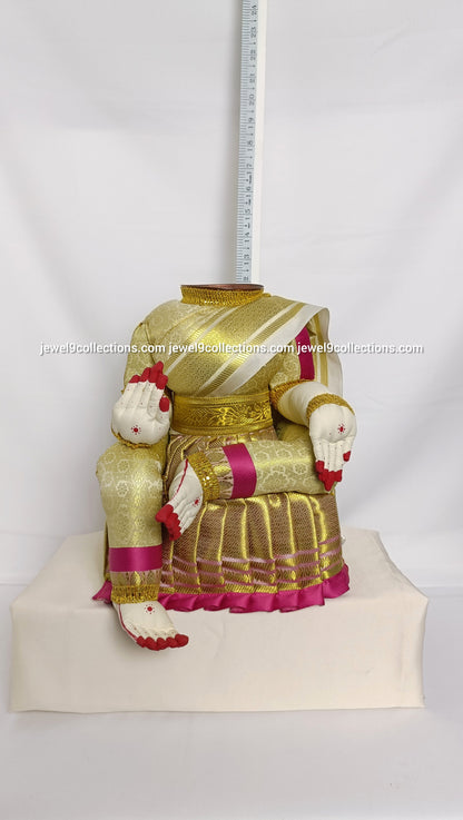 Varalakshmi vratham Idol cream colour 12 inches