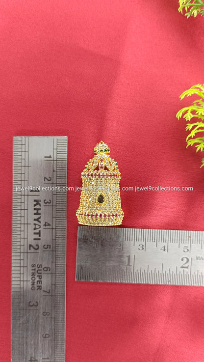 CZ stones Crown for God and Goddess Height 4.cm - Wide 1.75 cm