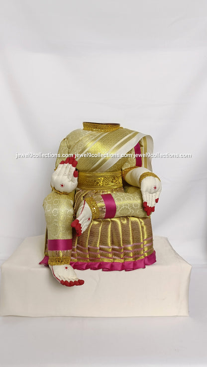 Varalakshmi vratham Idol cream colour 12 inches