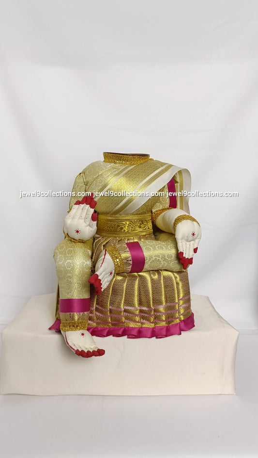 Varalakshmi vratham Idol cream colour 12 inches