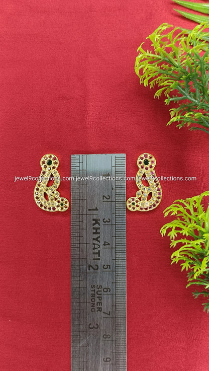 Lakshmi Amman Karnapathakam AD Stones Height 2.5 cm