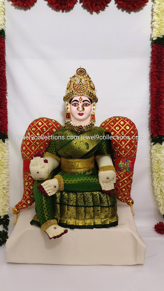Varamahalakshmi Idol  with Real Face