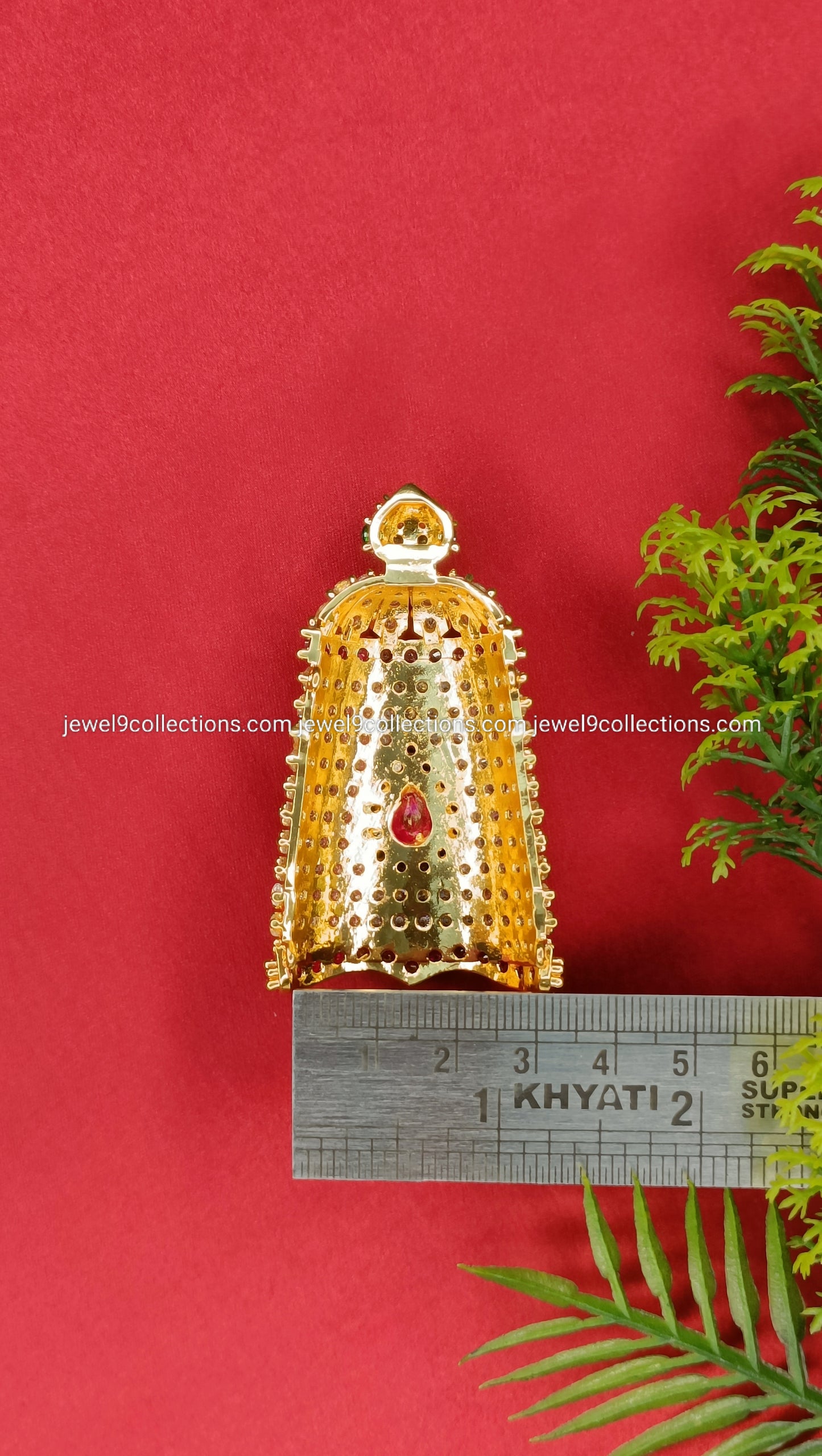 Tirupati Balaji Venkateswara Swamy Kireetam Height: 7. cm Width: 3.cm