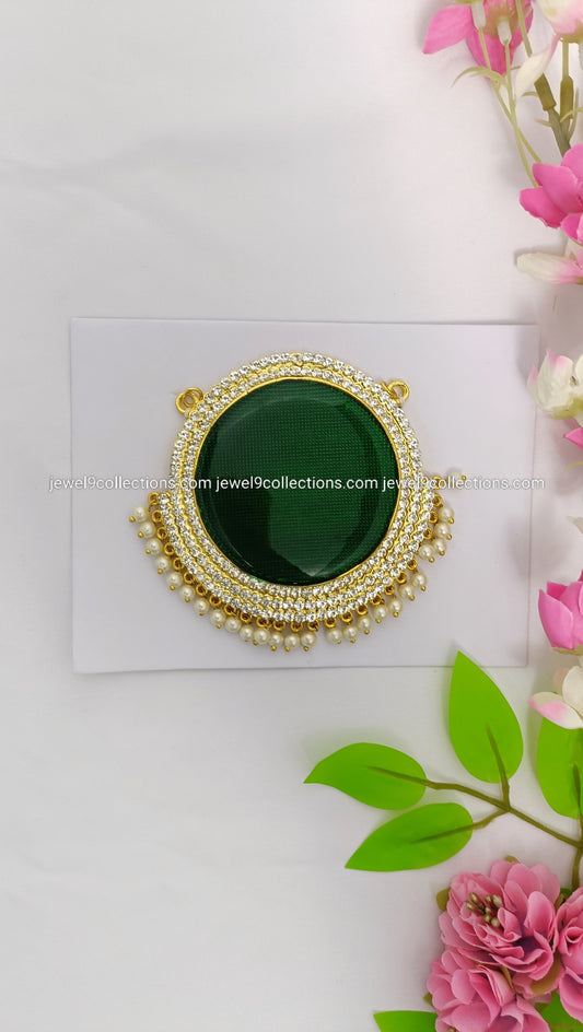 God Diety Pendant-Locket height 3.5 inch width 3.75 inch green colour