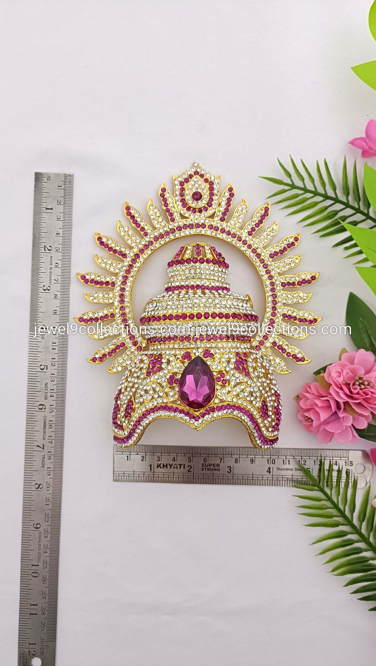Lakshmi Mata Durga Mata Traditional Stones Mukut